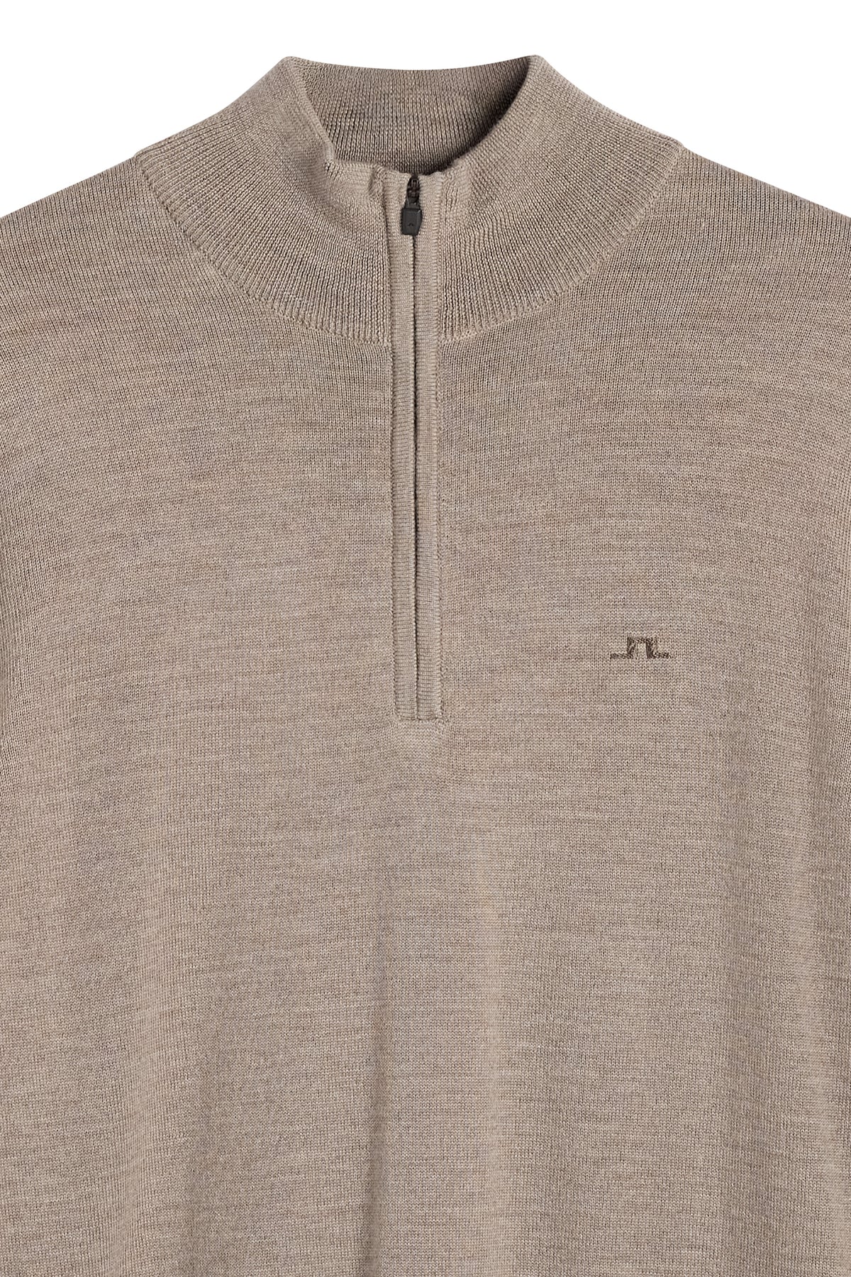 J.Lindeberg |  Pull Kiyan à demi-zip - Brindle Melange