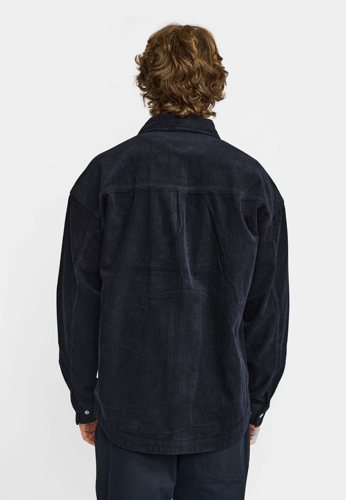 Revolution | Surchemise en corduroy zippée 3268 - Bleu marin