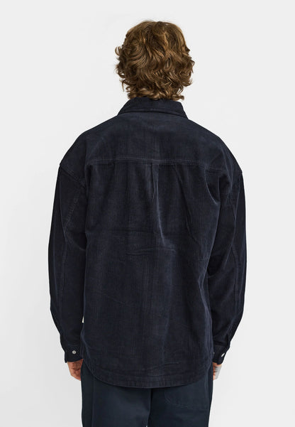 Revolution | Surchemise en corduroy zippée 3268 - Bleu marin
