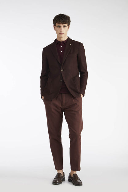 AT.P.CO | Le Blazer ''ALAN'' en flanelle - Marron