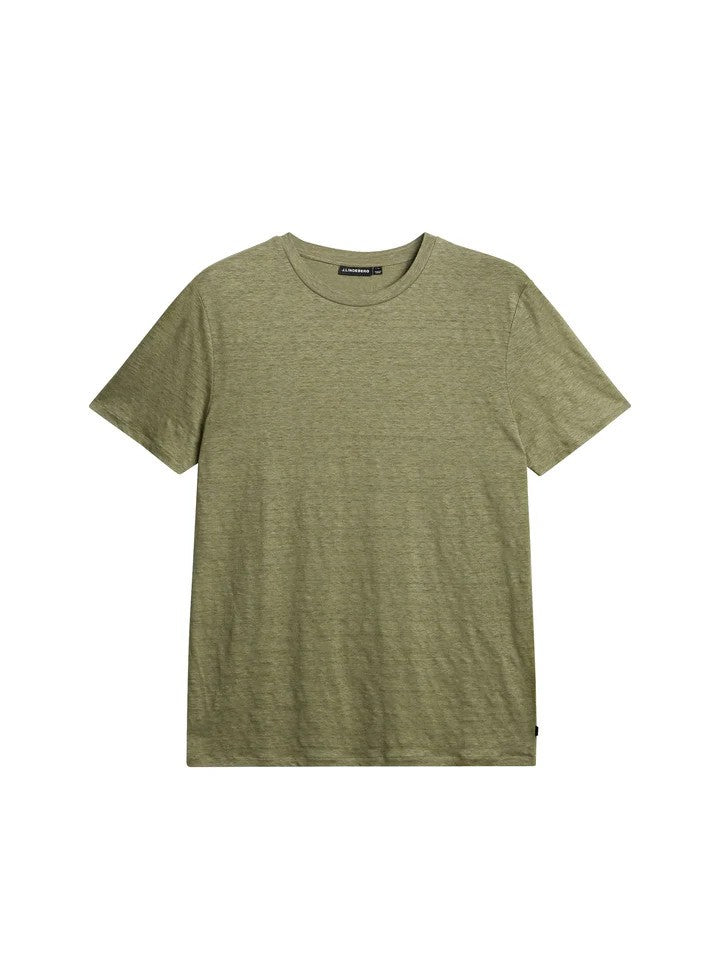 J.Lindeberg | T-shirt en lin ''Coma'' - Vert