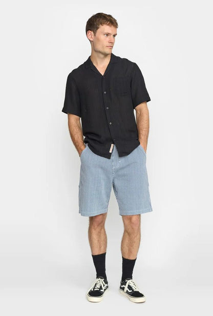 Revolution | Chemise cubaine à manches courtes - Noir