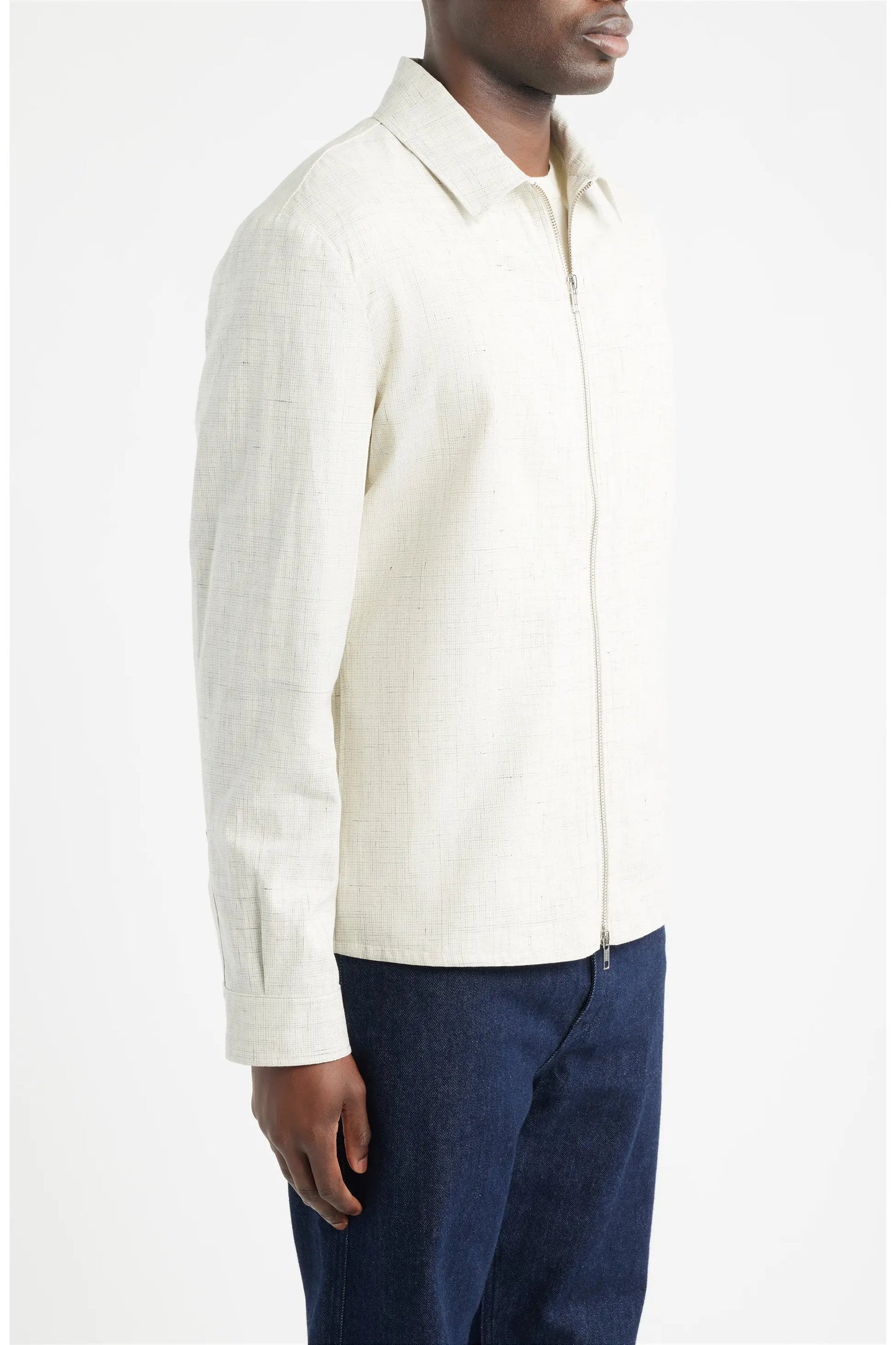 EMANUEL BERG | Blouson bomber léger en lin et coton - Beige