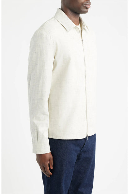 EMANUEL BERG | Blouson bomber léger en lin et coton - Beige