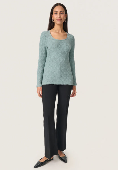 SOAKED IN LUXURY | Top "DAUPHINE" - Bleu