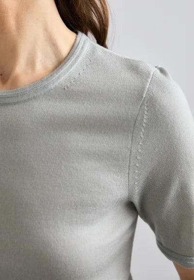 TIGER OF SWEDEN | T-shirt en laine "MAE" - Vert poudre