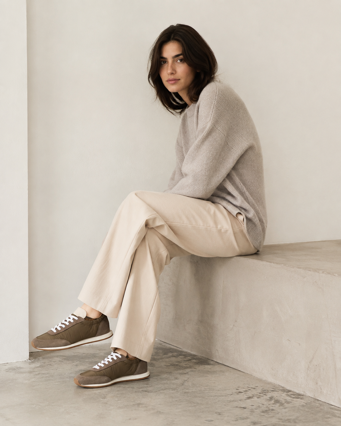Tiger of Sweden | Les baskets plates CELE - octobre sauge