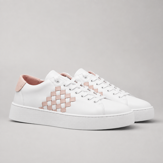 FABIANO RICCI |  Sneaker 'Damien' sans doublure  | Rose