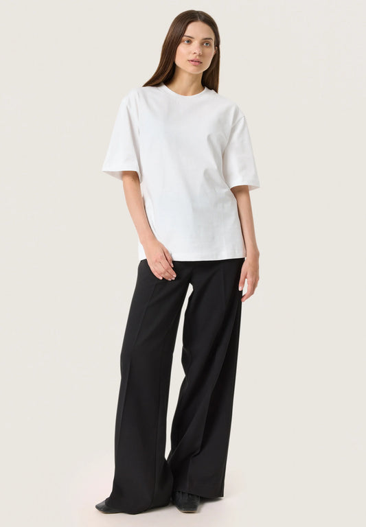 SOAKED IN LUXURY | Tee-shirt "COREEN" - Blanc