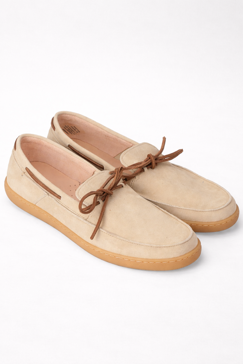 Astorflex | Mocassins ''Rivaflex'' en daim - Écru