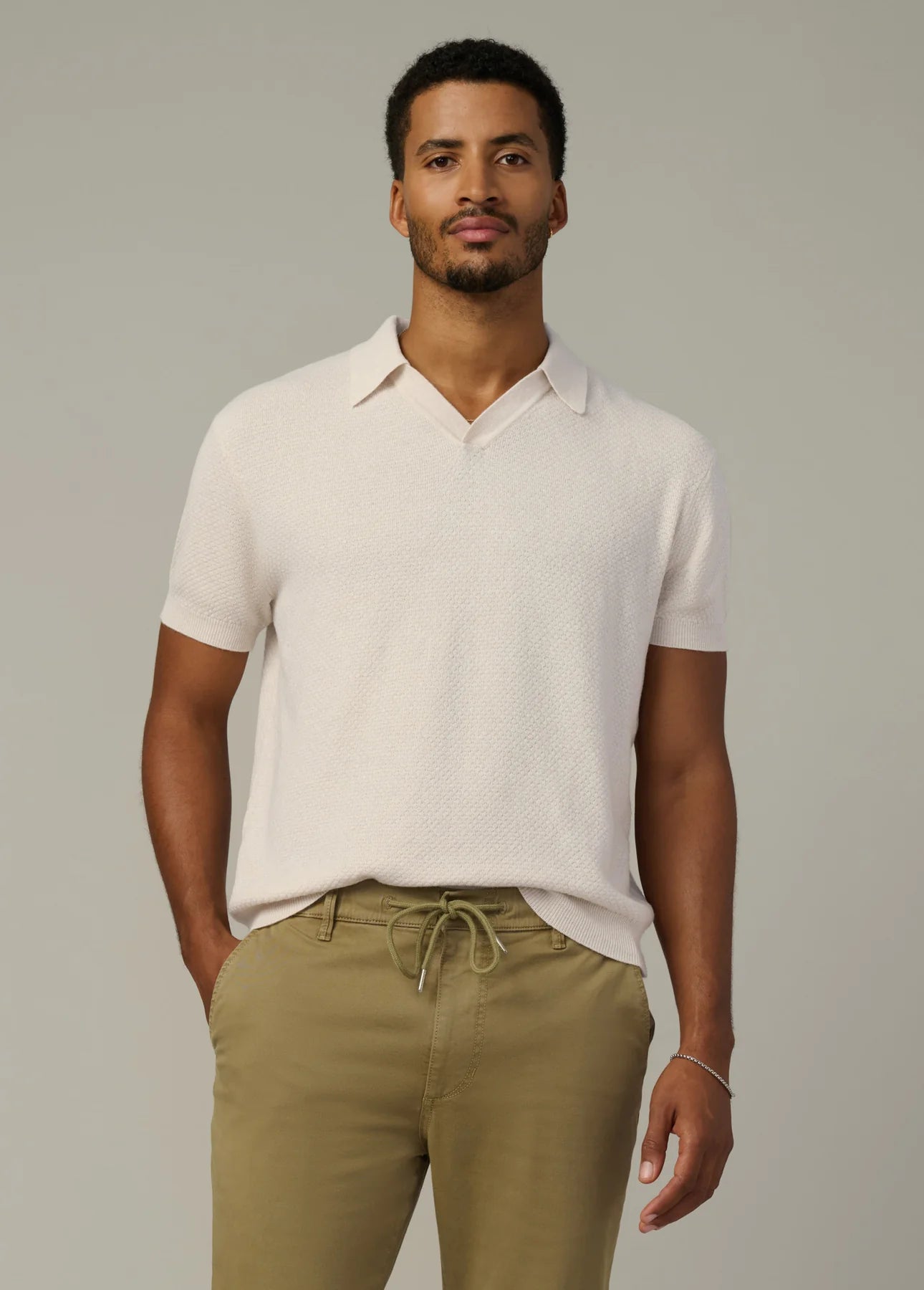 JOE's | Polo en maille mérinos et cachemire - Sable