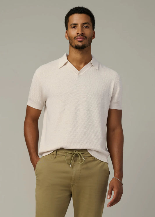 JOE's | Polo en maille mérinos et cachemire - Sable