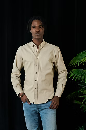 KOVALUM | Chemise oxford - Khaki