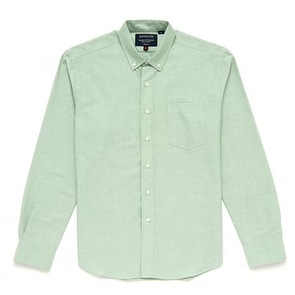 KOVALUM | Chemise oxford - Vert pâle