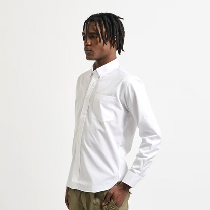 Kovalum | Chemise Oxford à boutons - Blanc