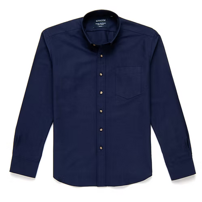 KOVALUM | Chemise oxford - Bleu marine