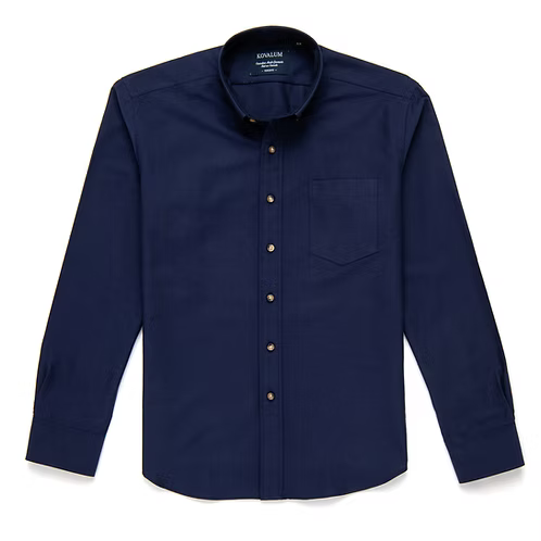 KOVALUM | Chemise oxford - Bleu marine