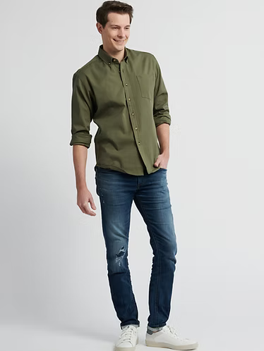 KOVALUM | Chemise oxford - Olive