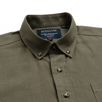 KOVALUM | Chemise oxford - Olive