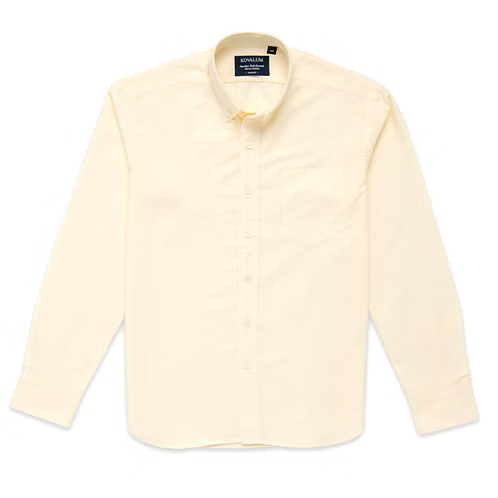 KOVALUM | Chemise oxford - Jaune