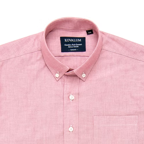 KOVALUM | Chemise oxford - Rouge