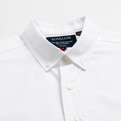 Kovalum | Chemise Oxford à boutons - Blanc