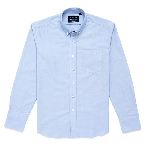 KOVALUM | Chemise oxford - Bleu ciel