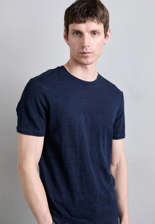 J.Lindeberg | T-shirt en lin “'Coma” - bleu marin