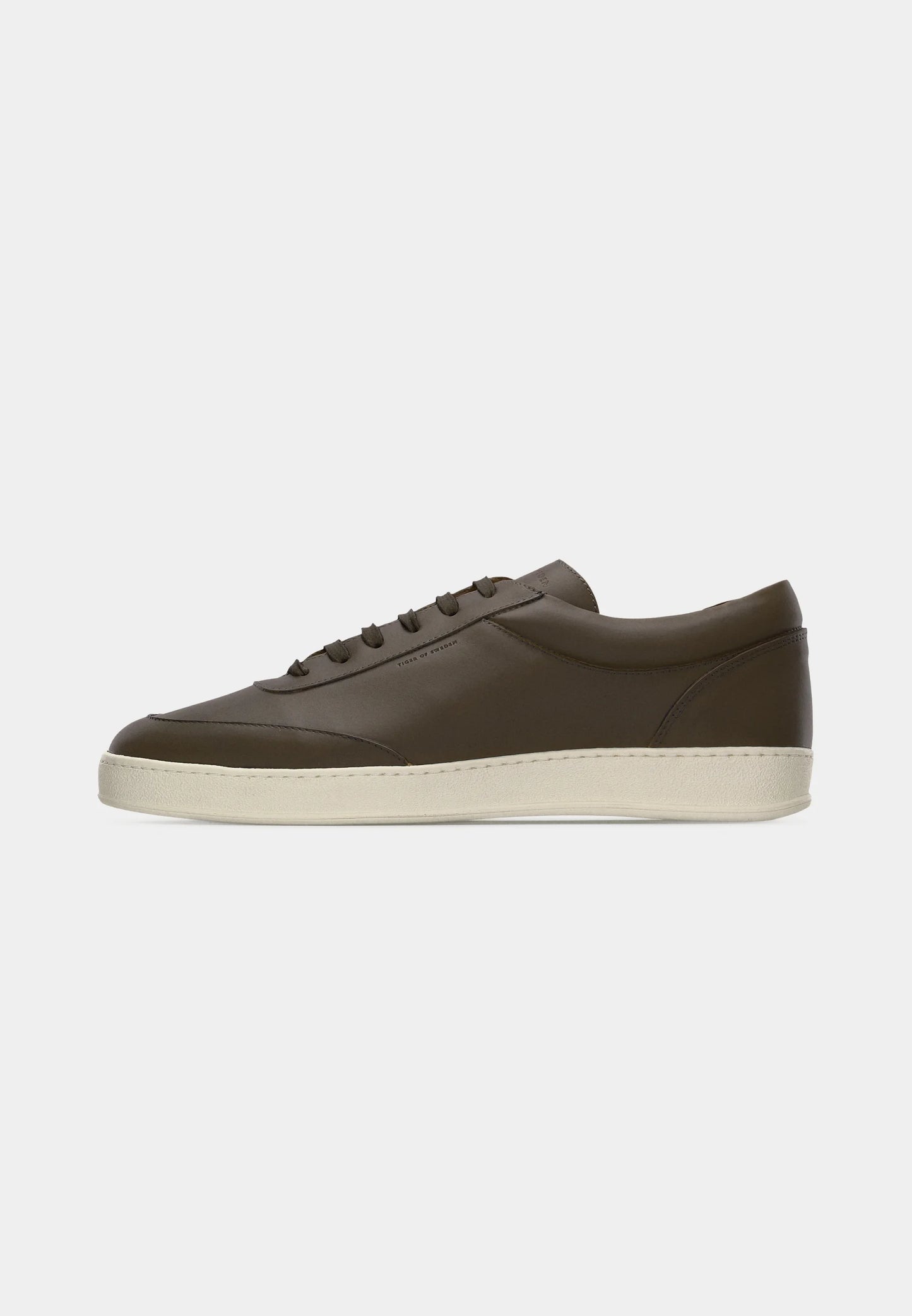 Tiger of Sweden | Baskets basses en suir ''CIENCI''   - Brun sawgrass