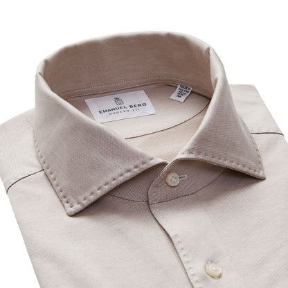 Emanuel Berg | Polo ''Pablo''  en jersey - Beige
