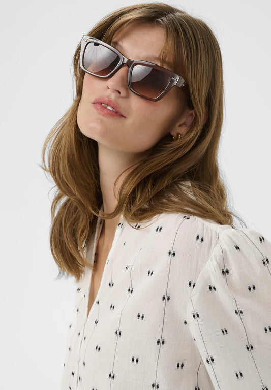 SOAKED IN LUXURY | Chemise 'Amelie'| Blanche