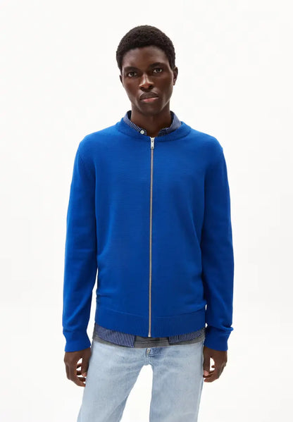 ARMEDANGELS | Cardigan "AGAAMON" - Bleu Lapis