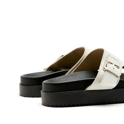 Sister X Soeur | Sandales "ALMA" - Blanc cassé