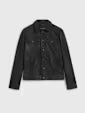 John Varvatos | Manteau en cuire "Andrew" - Noir