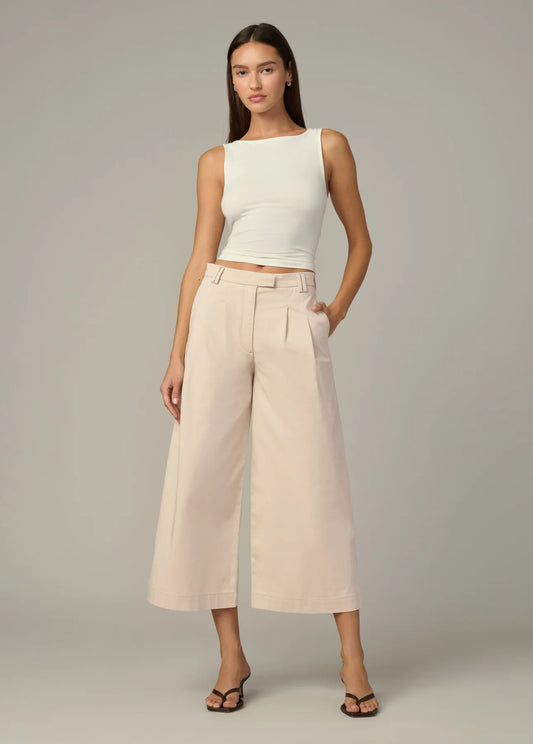 JOE'S | Pantalon ''culotte'' à plis  - Beige