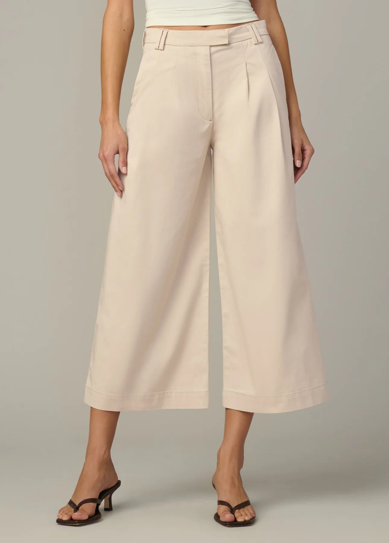 JOE'S | Pantalon ''culotte'' à plis  - Beige