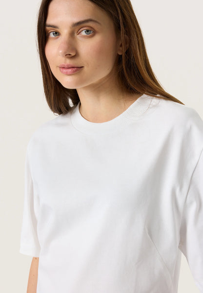 SOAKED IN LUXURY | Tee-shirt "COREEN" - Blanc