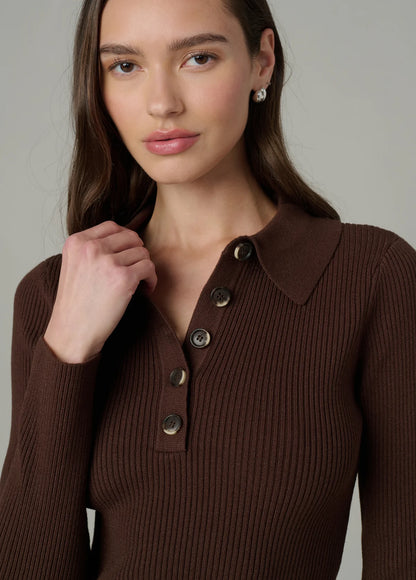 JOE'S - Polo "The Lisa" - Chocolat