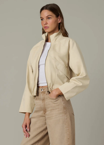 JOE'S | La veste légère à fermeture éclair ''Bubble'' | Beige
