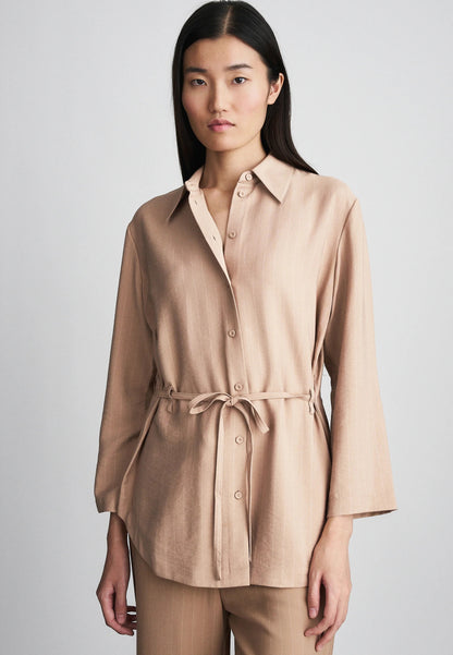 Tiger of Sweden | Chemise ''Felix'' coupe décontractée - Marron clair