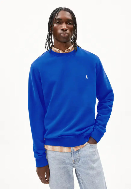 ARMEDANGELS | Sweatshirt "BAARO" - Bleu Dynamo