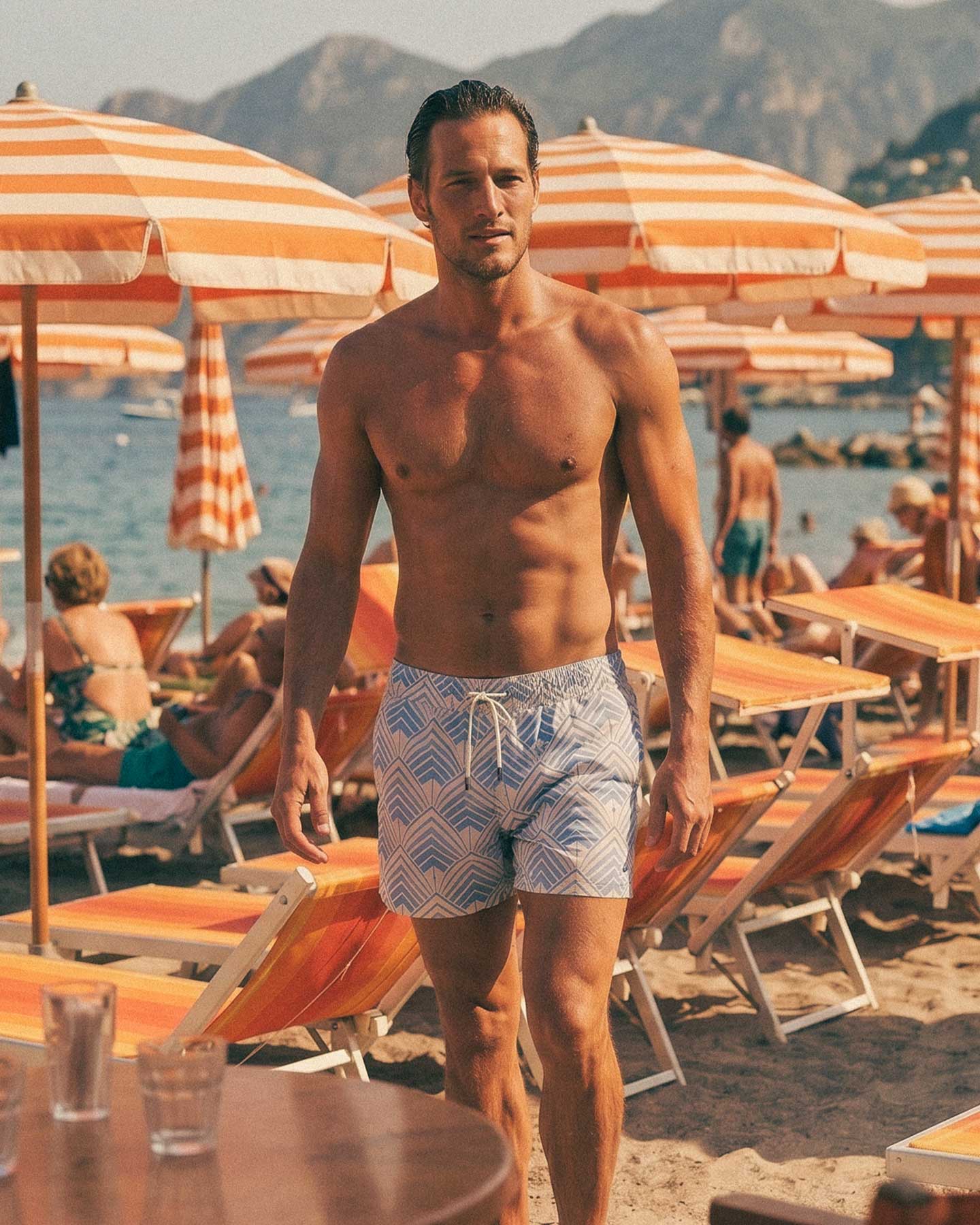 Nikben | Maillot de bain "Ixtapa Juan" - Bleu