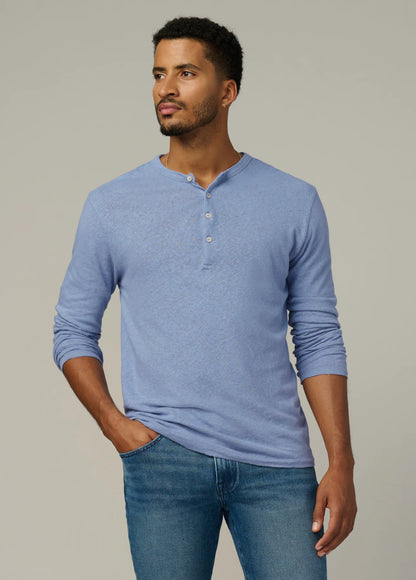 JOE's | Haut Henley à manches longues en lin et coton  - Troposphere