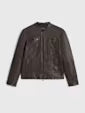 John Varvatos | Manteau en cuire "Brando" - Noir