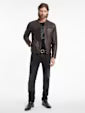 John Varvatos | Manteau en cuire "Brando" - Noir
