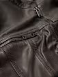 John Varvatos | Manteau en cuire "Brando" - Noir