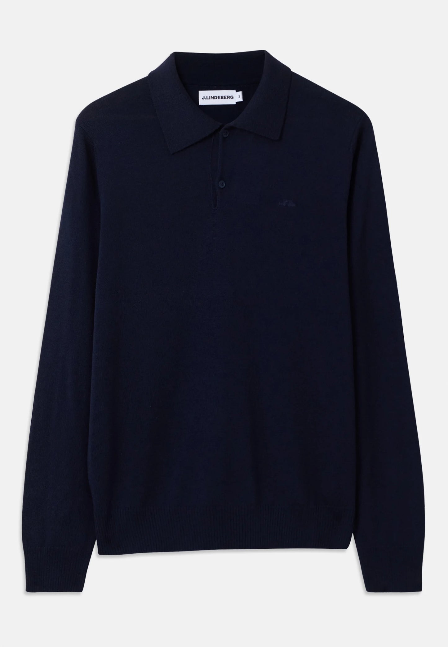 J.LINDEBERG | Polo ''Kai'' en laine mérinos - Marine