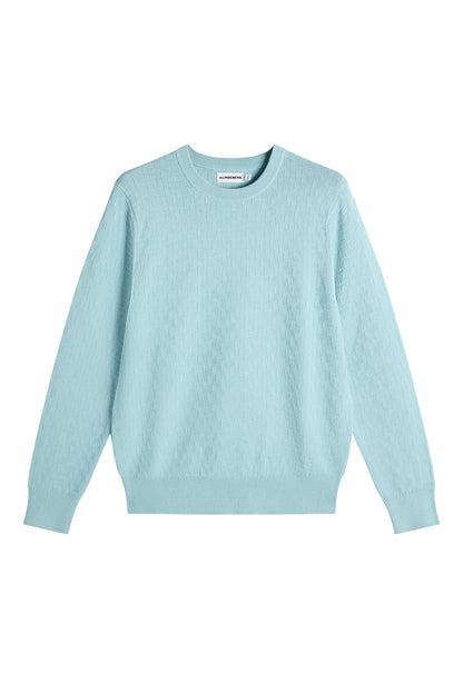 J.Lindeberg | Pull classique à col rond "Arthur" - Bleu
