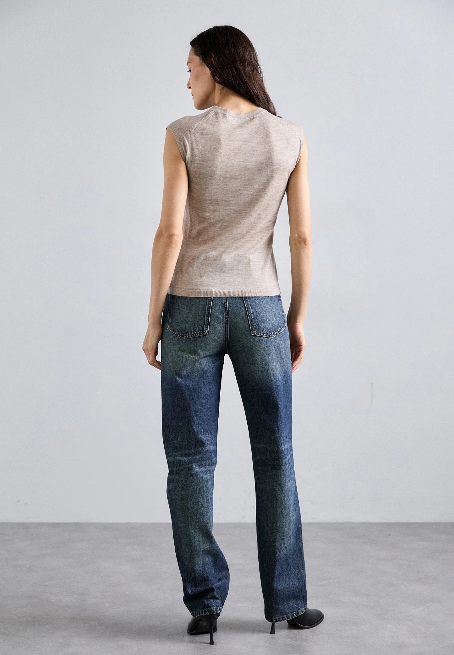 Tiger of Sweden | Haut sans manches en mérinos ''Mariso'' - Beige