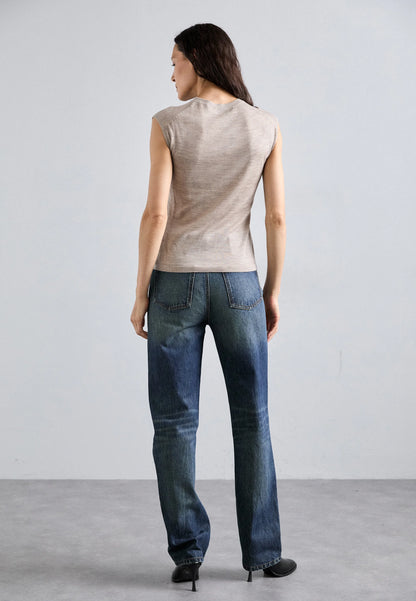 Tiger of Sweden | Haut sans manches en mérinos ''Mariso'' - Beige